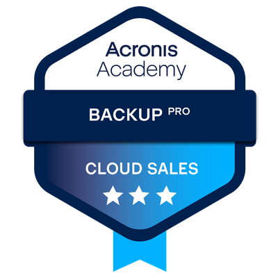 Acronis Academy – Solution Based Licensing Pro (Cloud Sales)